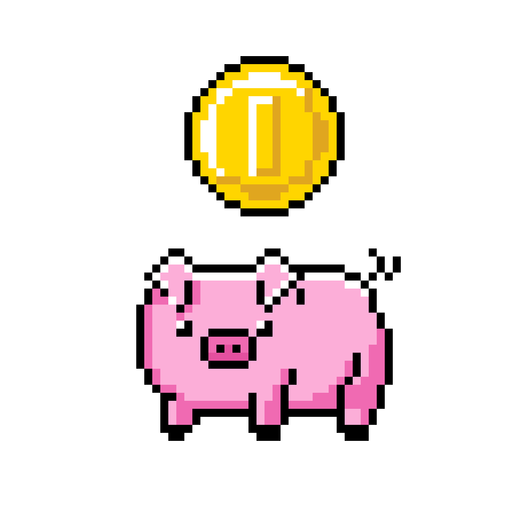 Insertar moneda al cerdito